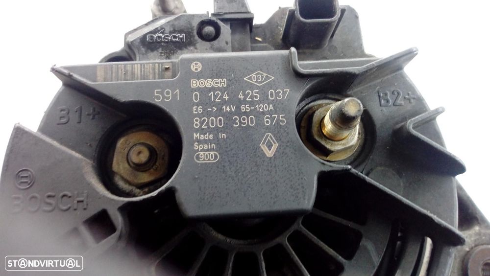 ALTERNADOR RENAULT CLIO III 2010 -124425037 - 8