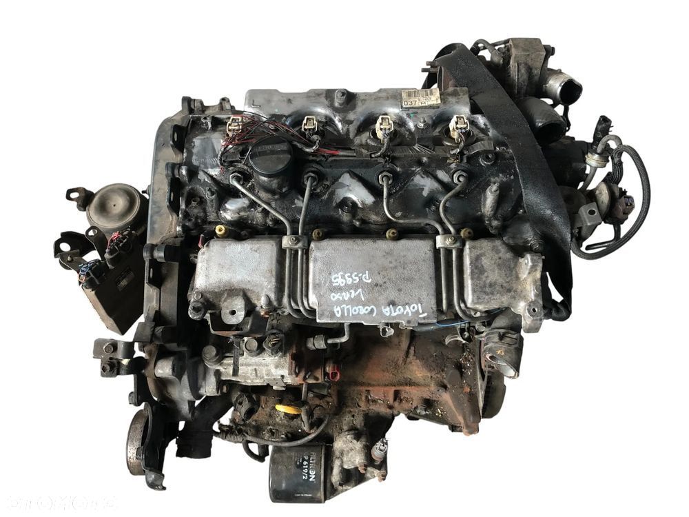 silnik diesel 2,0 90km 1cd d4d toyota corolla verso corolla e12 - gwarancja wysyłka - 1