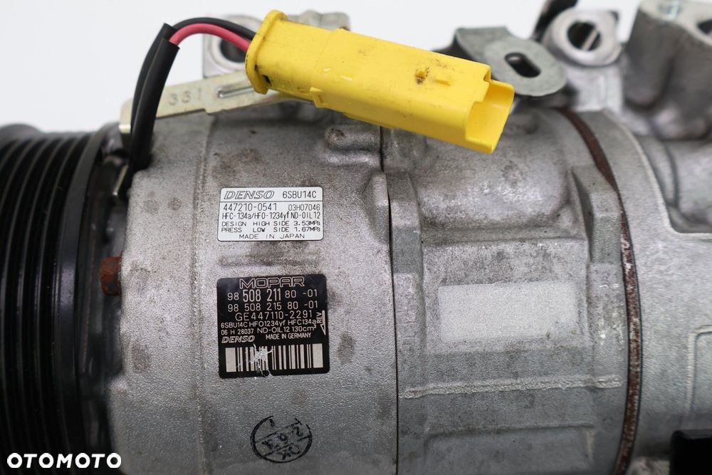 JEEP AVENGER 1.2 THP SPRĘŻARKA KLIMATYZACJI 447210-0541, 9850821180 - 3