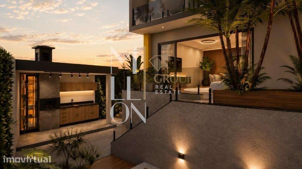 Moradia T4 nova com piscina, vista para a serra e garagem para três vi - Grande imagem: 2/37