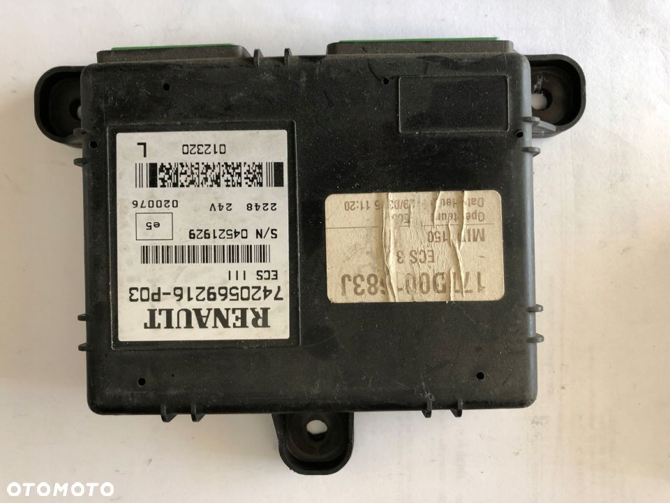 STEROWNIK MODUŁ ECAS RENAULT MAGNUM DXI 7420569216 - 2