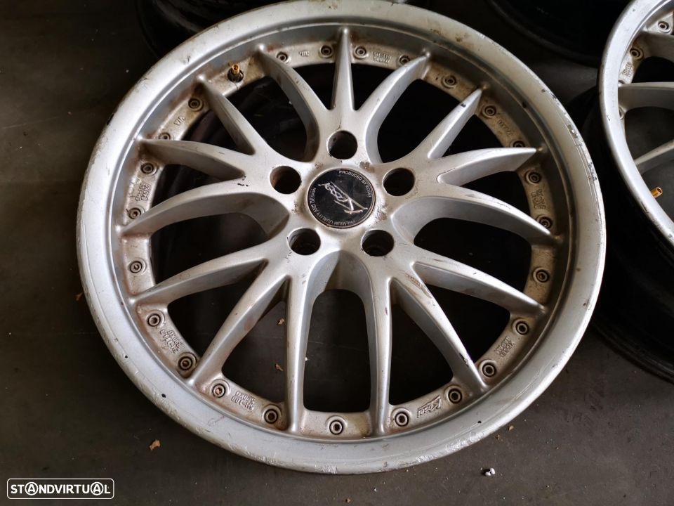 VW SEAT LEON 1P 2007 5X112 CONJUNTO DE JANTES 17 POLEGADAS J057 - 2