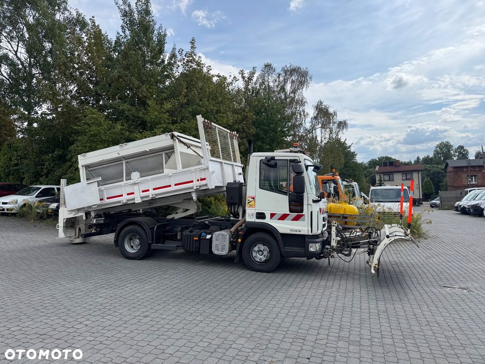 Iveco Eurocargo Wywrotka solarka piaskarka zimowe utrzymanie odśnieżanie akcja zima  3 str pług Specjalny Solarka Piaskarka Czołownica - 5