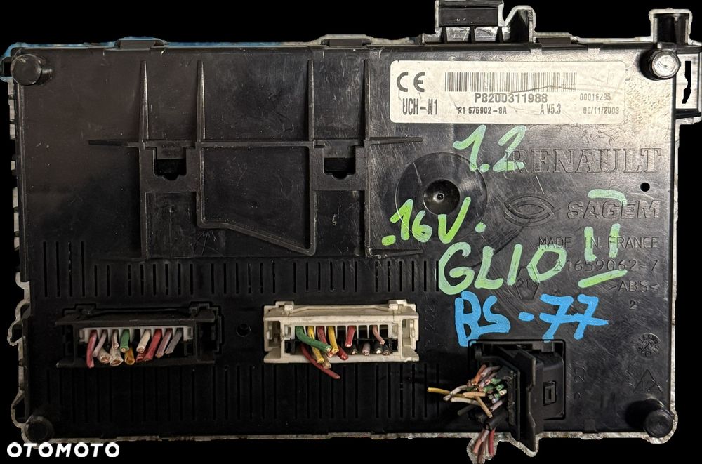 Sterownik Moduł Komfortu Komputer Renault P8200311988  8200311988 - 1