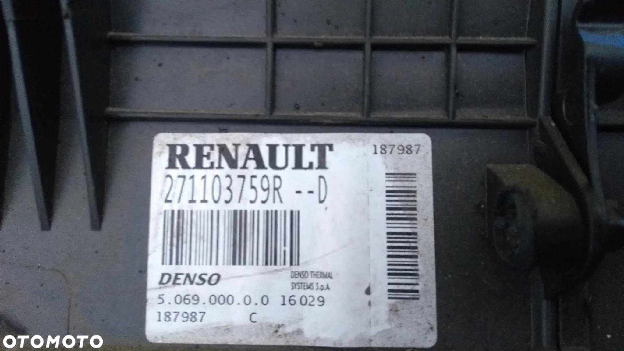 272700033R Nagrzewnica z obudową Wentylator nadmuchu 271103759R Master III  Movano B - 7