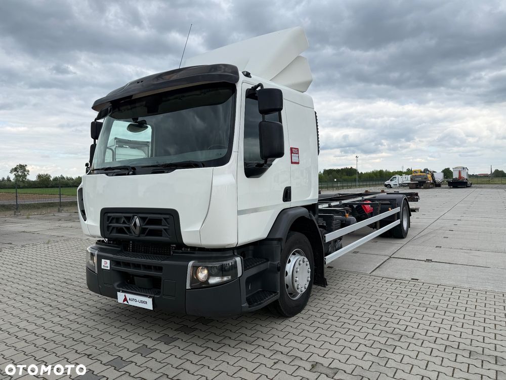 Renault D 380 / POD KONTENERY / WINDA / DO ZABUDOWY / PRZÓD TYŁ PODUSZKA / SYPIALNA / SPROWADZONY / STAN BDB / / / - 1
