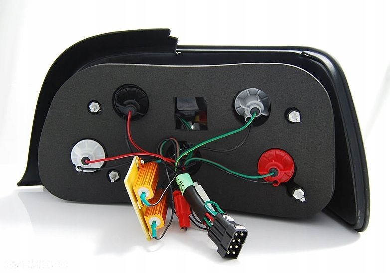 lampy tylne l+r diodowe tuning led red white bmw 3 e36 coupe cabrio 90-2000 - 4