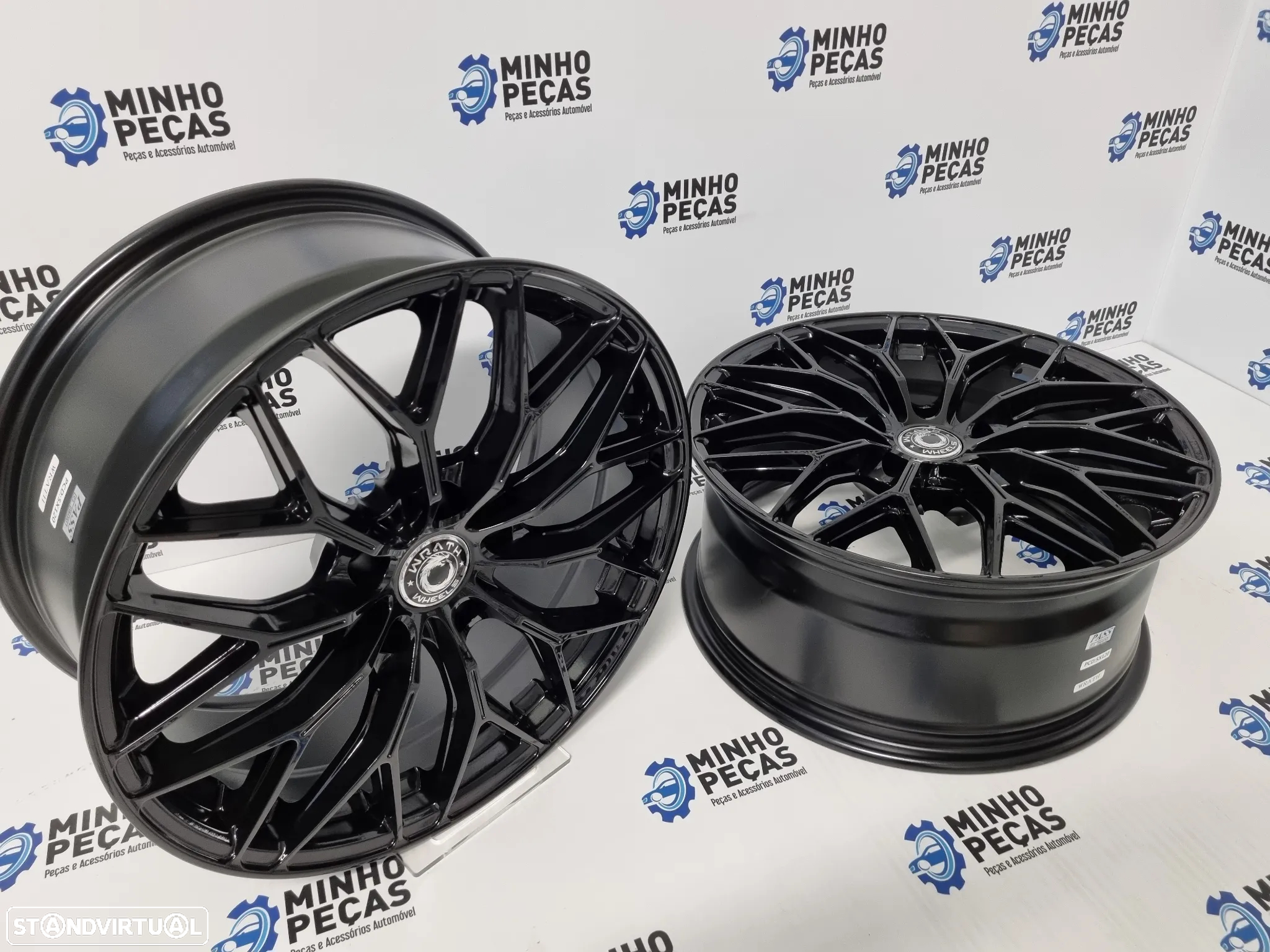 Jantes Wrath (WF-16) em 18 (5x120) Preto Brilho - 6