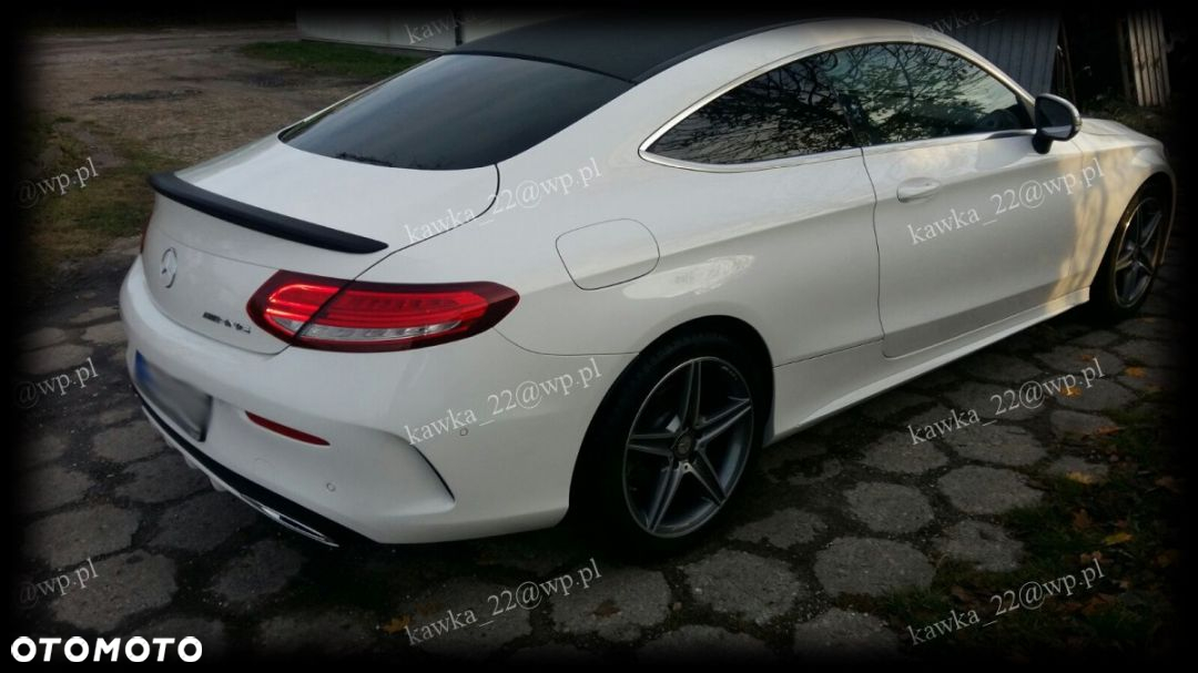 MERCEDES W205 COUPE SPOILER LOTKA NA KLAPĘ PODKŁAD - 2