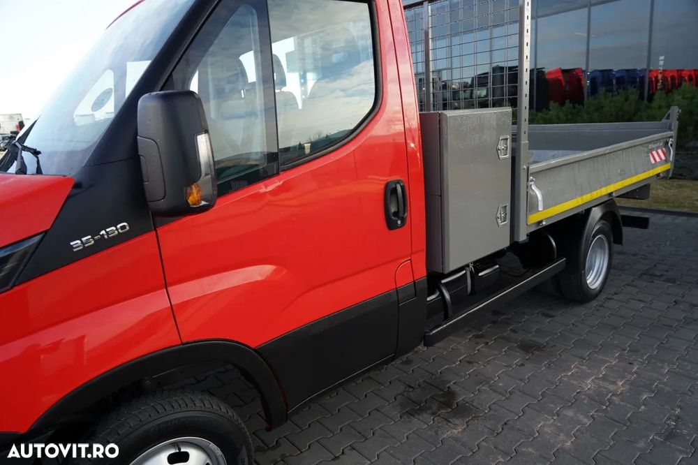 Iveco DAILY 35-130 / BASCULATOR SPATE / DUBLU / MANUAL / IMPORTAT - 19