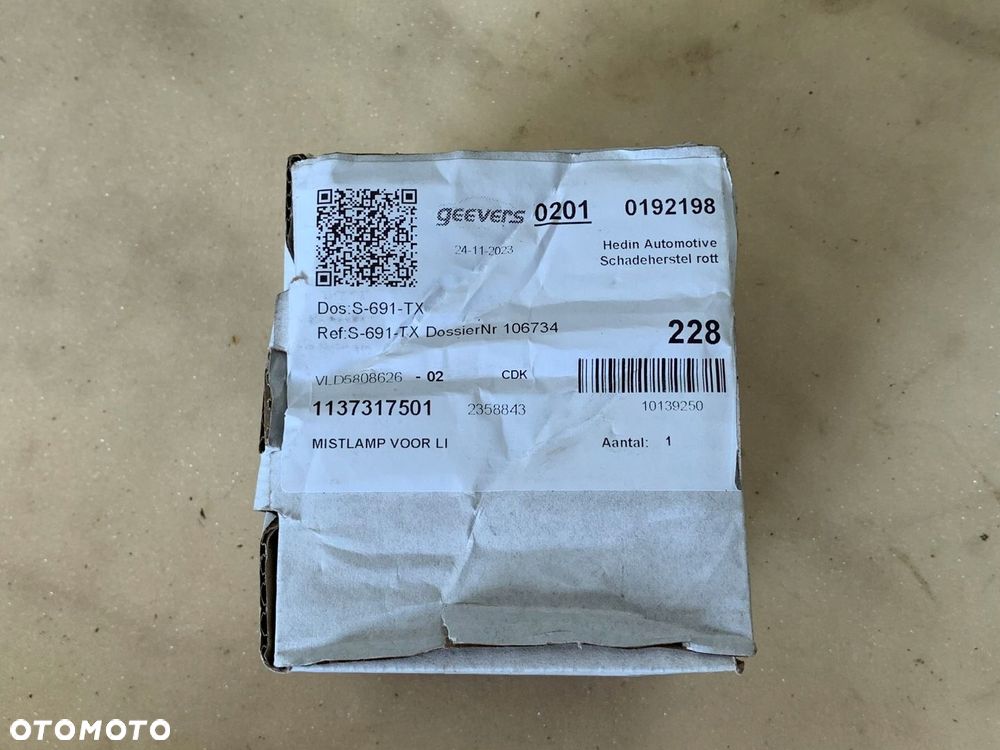 FORD FOCUS 18 - HALOGEN LAMPA PRZECIWMGIELNA LEWA - 1