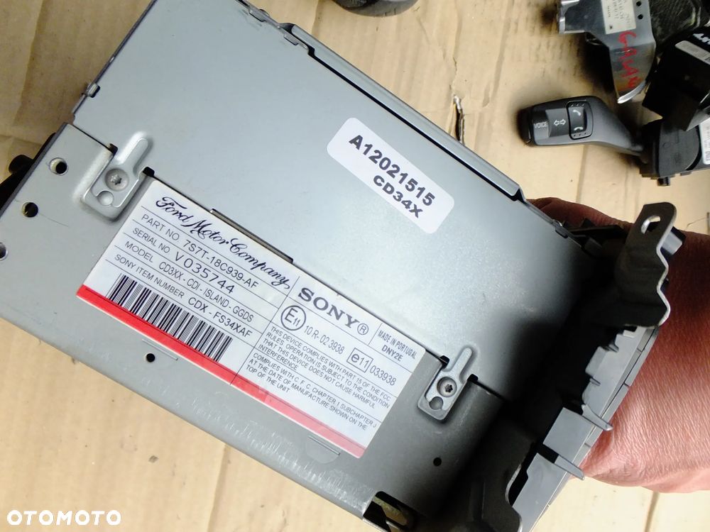 radio cd mp3 sony z kodem ford galaxy mk2 2008r 7S7T-18C939-AF - 2