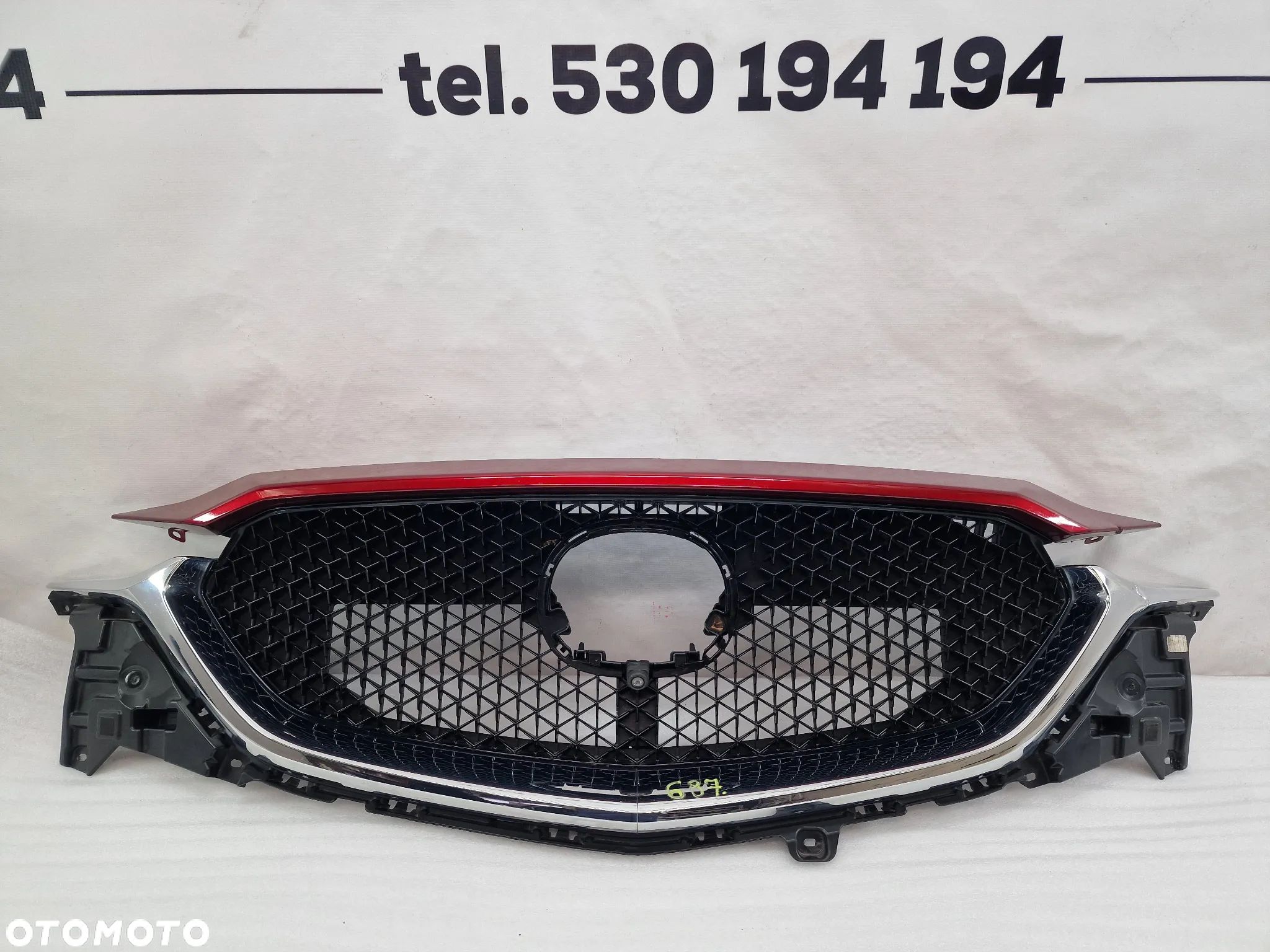 MAZDA CX5 CX-5 II 17- ATRAPA / GRILL PRZEDNI PRZÓD + NOSEK + KAMERA , NR KB8B-50712 , NR AUKCJI GL687 - 1