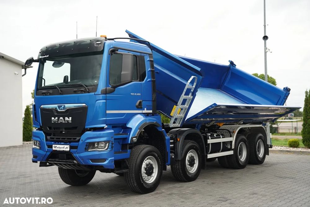 MAN TGS 41.480 / 8X8 / ​​​​BASCULĂ 3 LATE / BORDMATIC / KH KIPPER / AUTOMAT / NOU - 2026 / DISPONIBIL IMEDIAT / SCHIMBAȚI VECHIUL CU UNUL NOU - 8