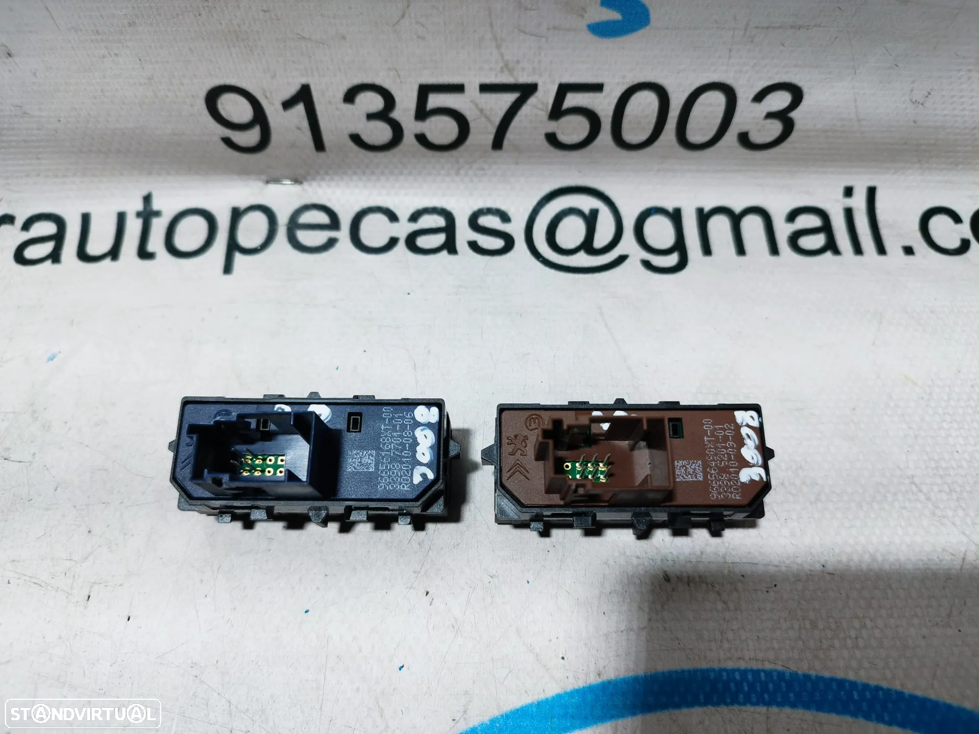 COMUTADOR BOTÃO BOTÕES SWITCH ESP PDC ALARM PEUGEOT 300896671878ZD 96672047ZD00 - 4