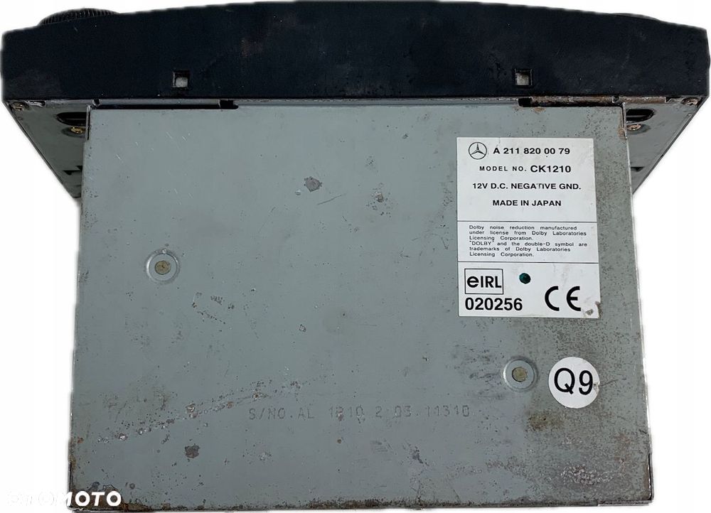 MERCEDES E-KLASA W211 RADIO ODTWARZACZ A2118200079 CK1210 - 2