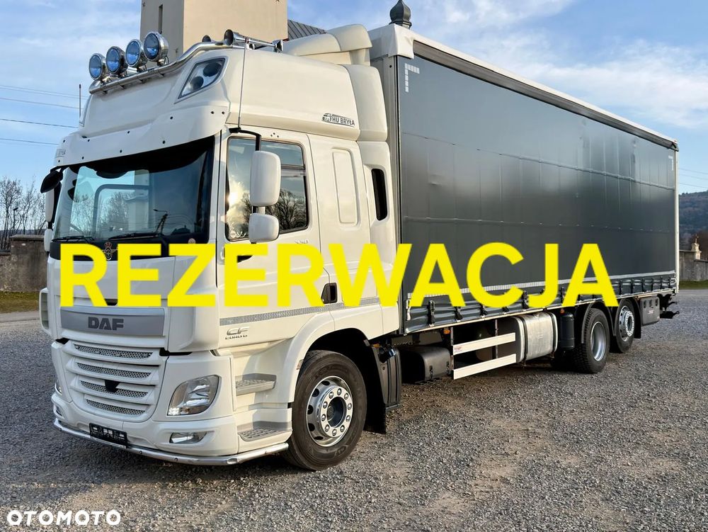 DAF CF330 / 410 / FIRANKA / SILNIK 11 LITROWY / RETARDER / WINDA / OŚ SKRĘTNA-PODNOSZONA / E6 / SPROWADZONY /23 PALETY/