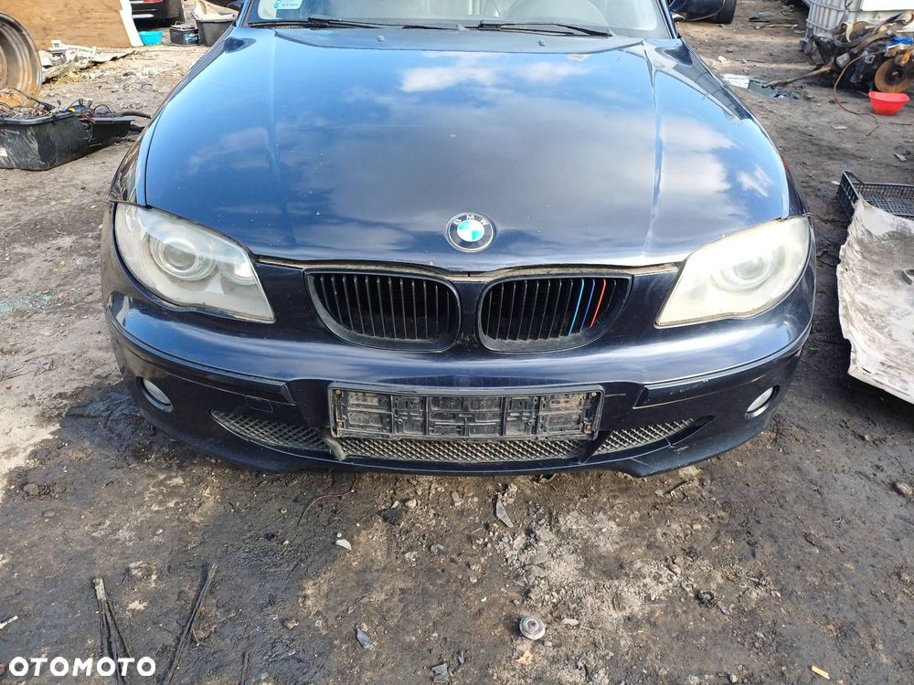 KOMPLETNY PRZÓD MASKA ZDERZAK BMW E87 120 D A35/5 - 1