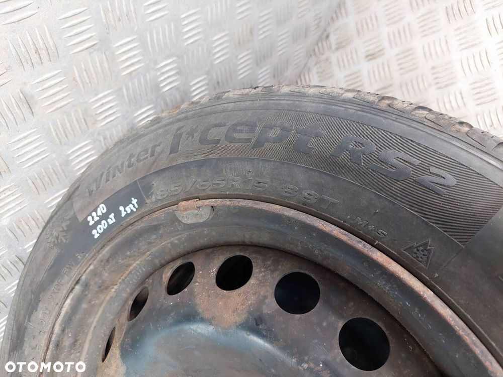 KOŁA FELGI OPONY ZIMOWE 2 SZT 4x100 6,5Jx15 FI60,1 185/65R15 RENAULT - 4