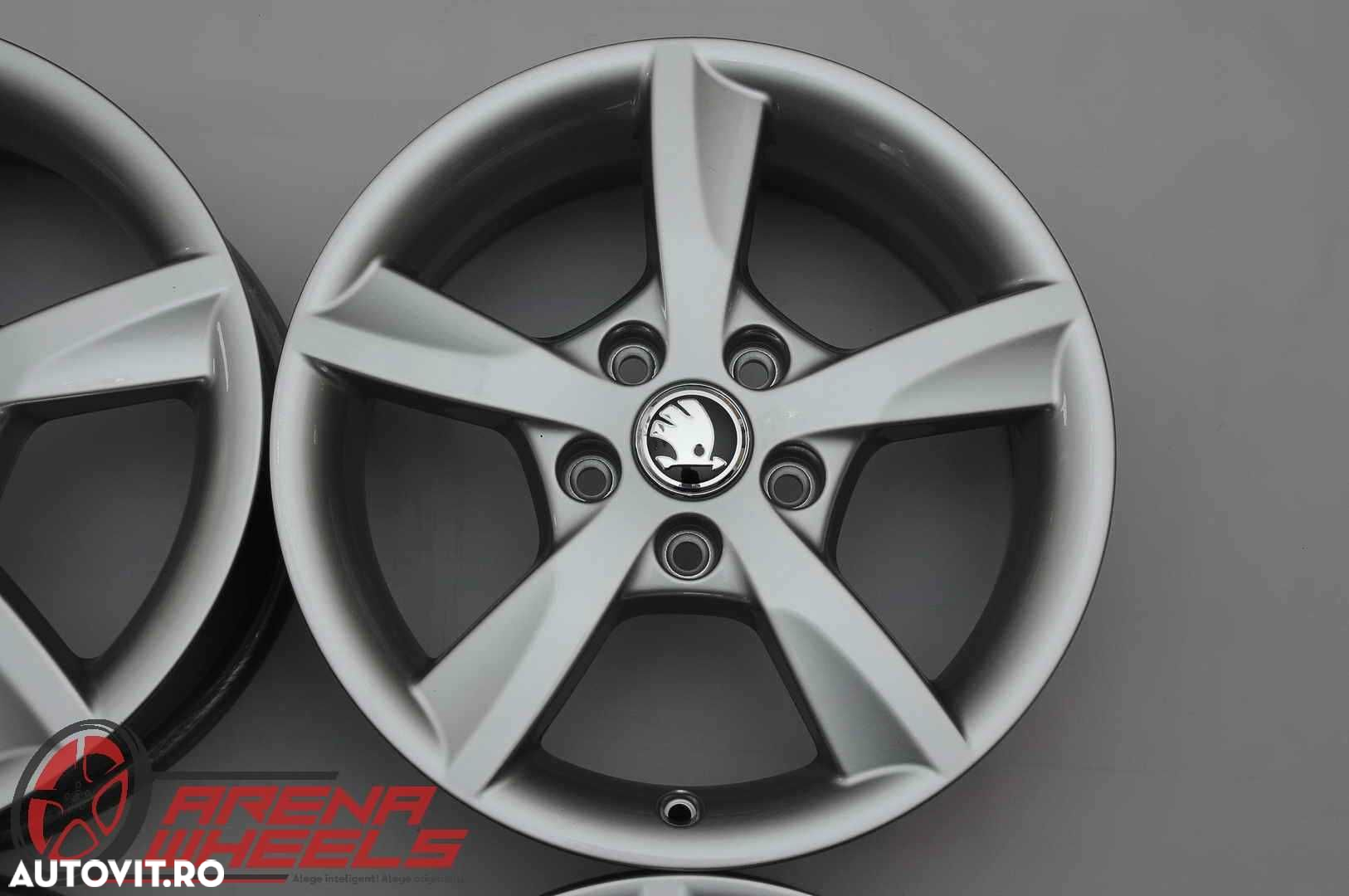 Jante Noi 16 inch Originale Skoda Octavia 2 3 4 Superb Yeti Karoq R16 - 3