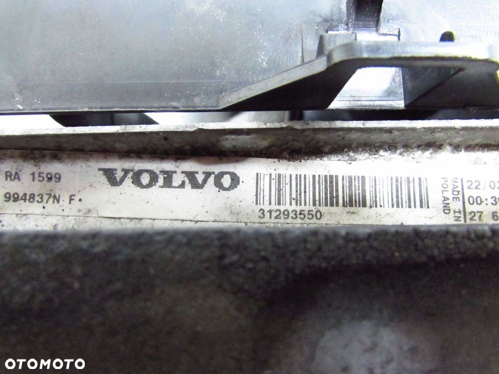 VOLVO XC90 LIFT 2.4 D5 06-14 AUTOMAT CHLODNICA WENTYLATOR KPL 31274553 8623367 31293550 30612864 - 8