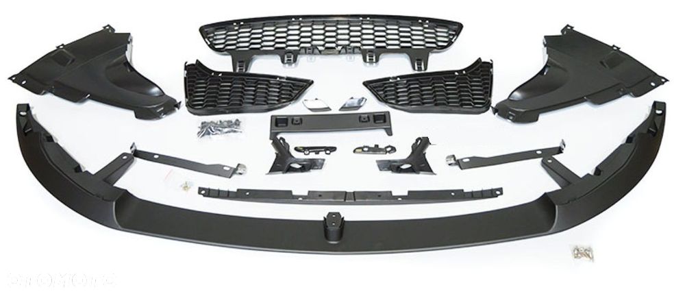 zderzak przod kpl kratki spoiler tuning sport m3look m-pakiet bmw 3 f30 f31 - 5