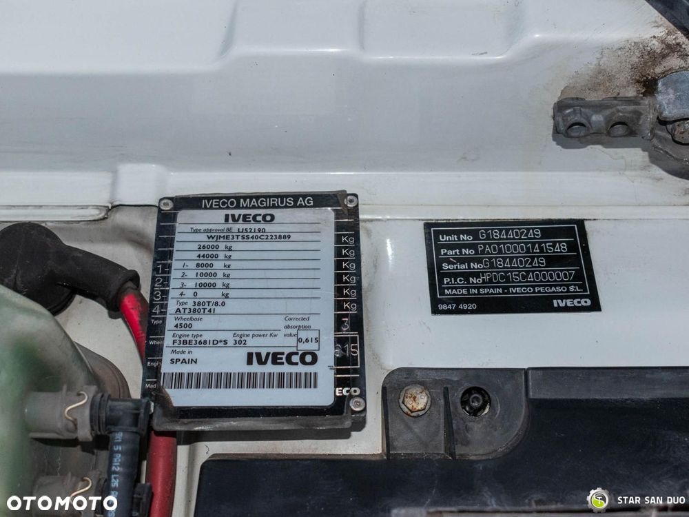 Iveco TRAKKER 410 6x4 PALFINGER PK 36002 HDS Fly Jib Żuraw - 20