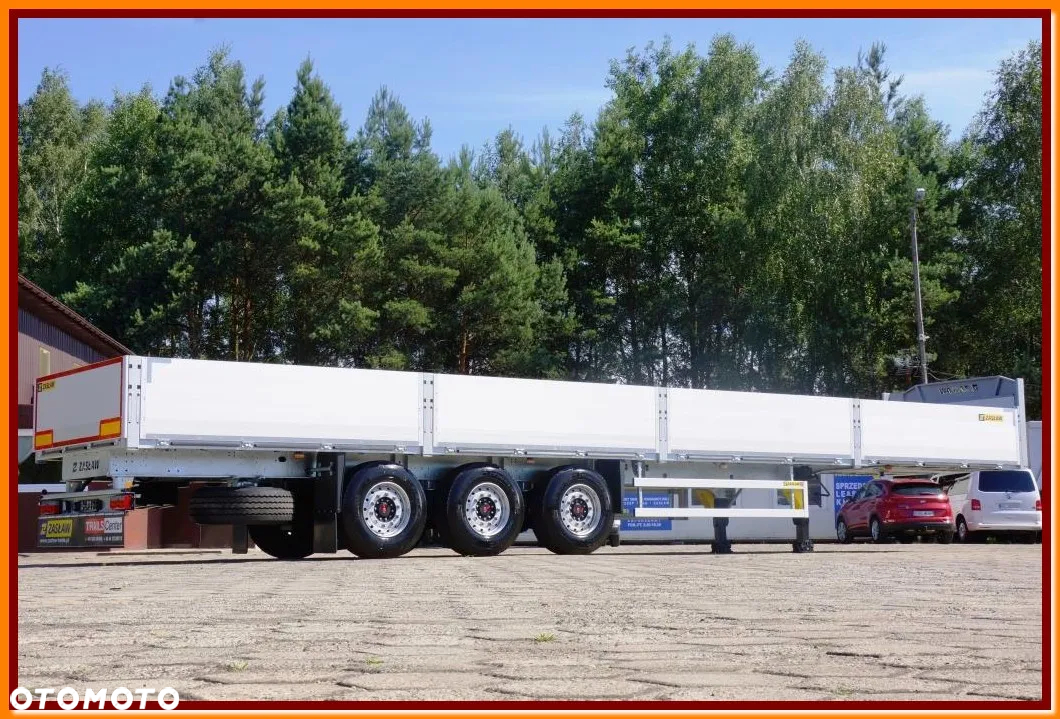 Zaslaw Pokład 13,60 m, MOCNA KRATOWNICA, burty aluminiowe !!! - 9