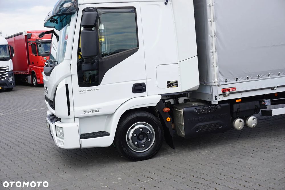 Iveco EUROCARGO / 75 - 190 / ACC / E 6 / BURTO-PLANDEKA / 16 PALET - 25