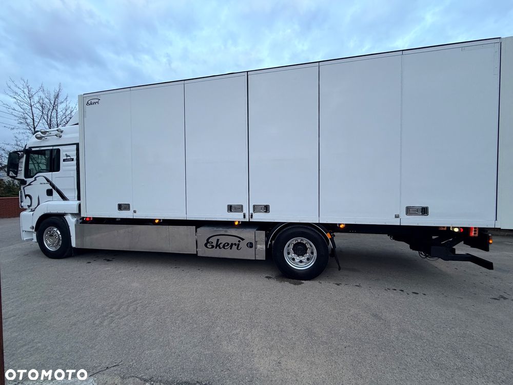 MAN TGS 18.440 4X2LL /E6/ ALUFELGI / KONTENER / WINDA / 19 EUROPALET / AUTOMAT / SYPIALKA x 2 / GLOB / WEBASTO / 2015 ROK / SPROWADZONY - 13