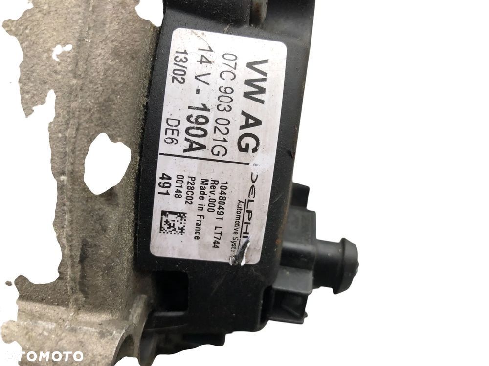 P-5949. Alternator 07C903021G 7PK 190A Vw Phaeton 3.2 Benz (2002 – 2016) - Gwarancja Wysyłka - 4