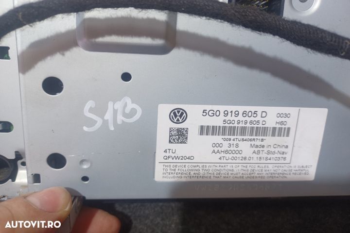 Navigatie auto 5G0919605D Volkswagen VW Golf 7 [2012 - 2017] Variant - 3