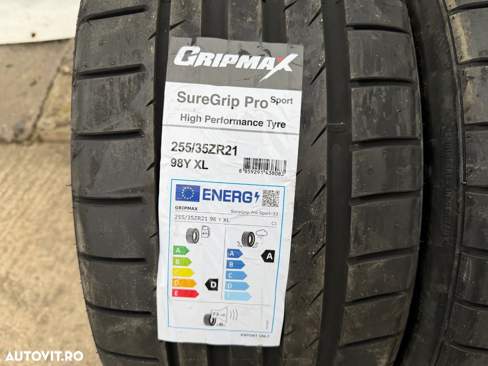 4 anvelope vara 255-35-21 si 285-30-21 gripmax Mercedes S class W223 porsche Panamera cauciucuri Mercedes w223 porsche panamera - 2