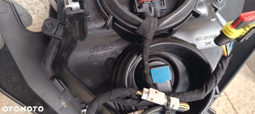 KTM Super Duke 1190 1290 LAMPA PRZÓD Reflektor czasza owiewka Licznik Zegary wypełnienie kierownica przełącznik - 16