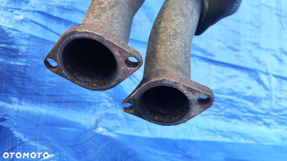 TŁUMIK KOŃCOWY ŚRODKOWY WYDECH KOMPLETNY 7533857 7534342 BMW E90 330i 3.0i N52 - 7