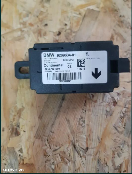Modul Senzor Alarma Bmw F20 F30 F31 F32 F80 F82 Cod 9269634 - 2
