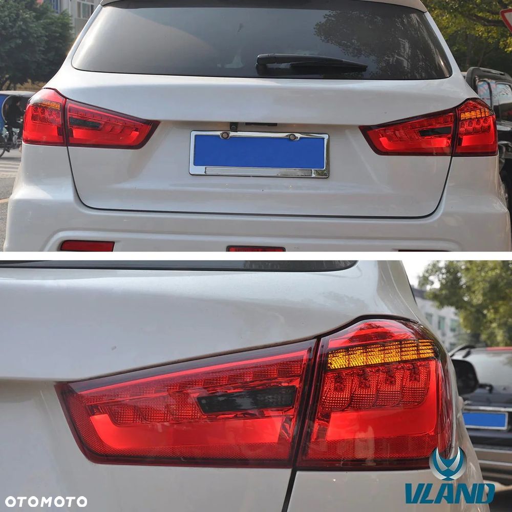Lampy tylne kpl 4szt Full Led Tuning Red Smoke Mitsubishi ASX I 1 2010-2019 - 4