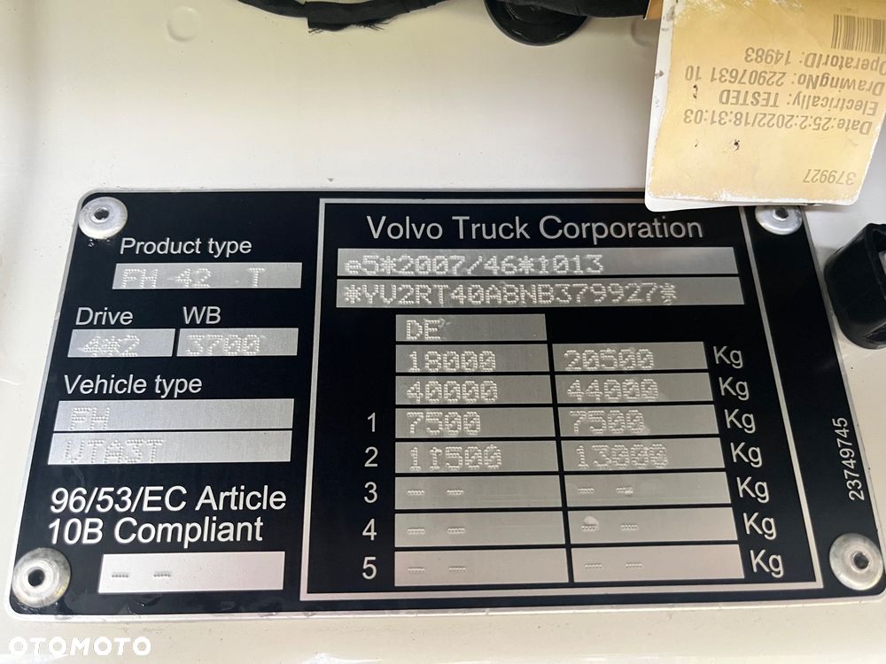 Volvo FH 500 XL NEW / FULL LED / ACC / I-COLL /  Navi TomTom / z Niemiec / Super stan - 18