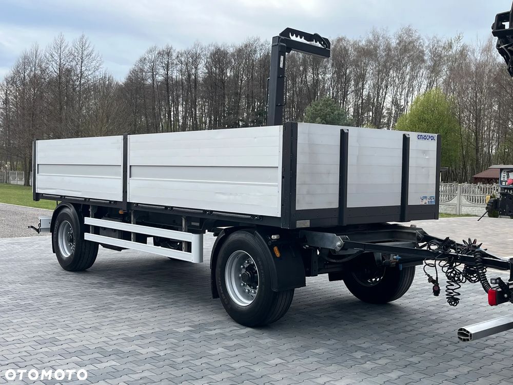 Renault ZESTAW- PREMIUM LANDER 460DXI / 6X4/ HDS HIAB 166 B-3 DUO- 12,5m / NOWE OPONY + PRZYCZEPA GNIOTPOL - 12