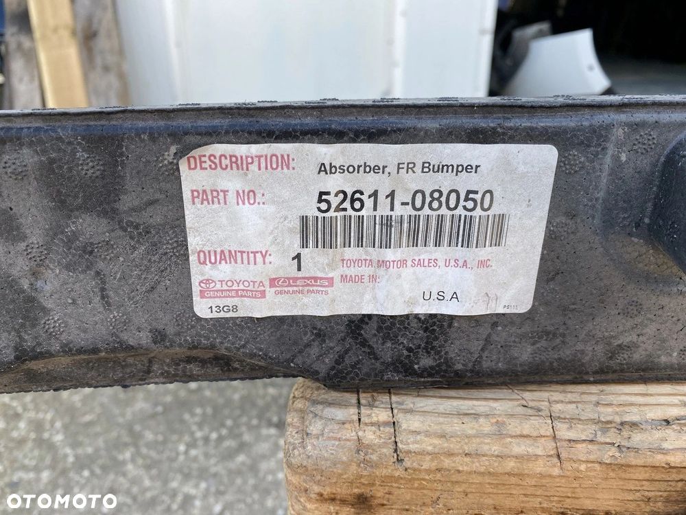 ABSORBER ZDERZAKA PRZEDNIEGO TOYOTA SIENNA 15-17 52611-08050 - 3