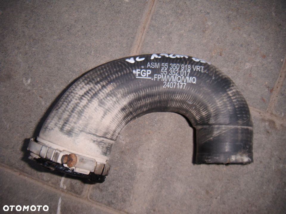 opel vectra c 05r wąż  intercooler nr 55350918 - 1