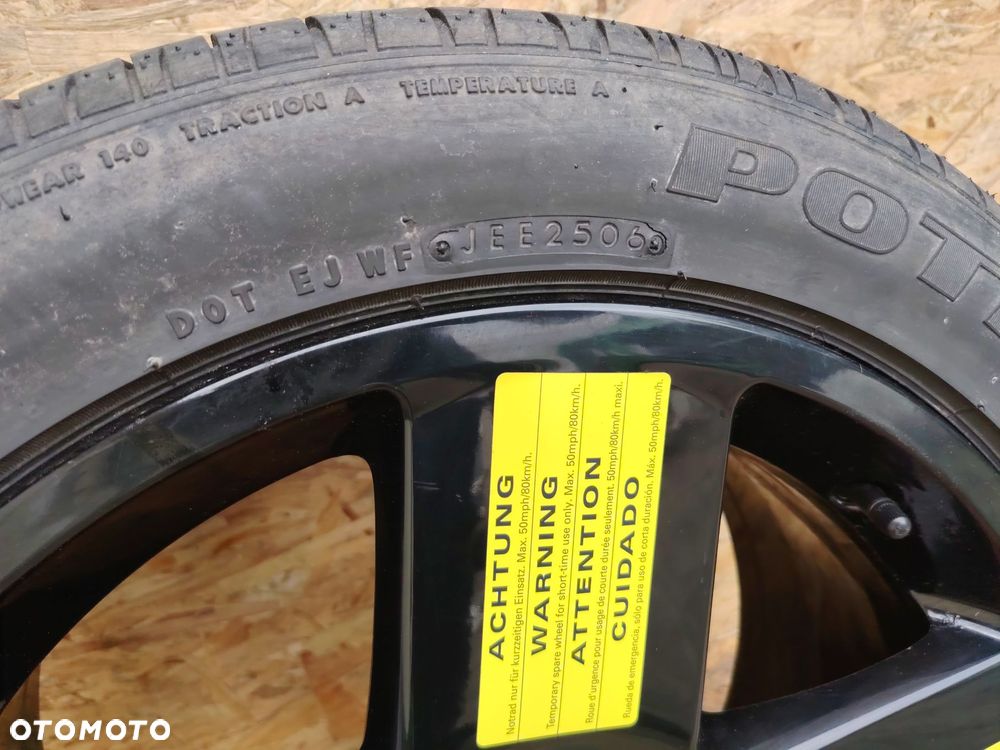 VW 8,5JX18 ET4 fi57,1 5x112 KOŁO ZAPASOWE 225/45R18 99Y - 4