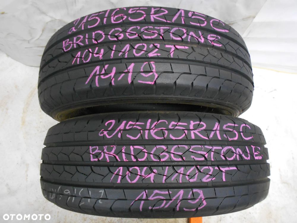 OPONY 215/65R15C BRIDGESTONE DURAVIS R660 DOT 1519 9MM