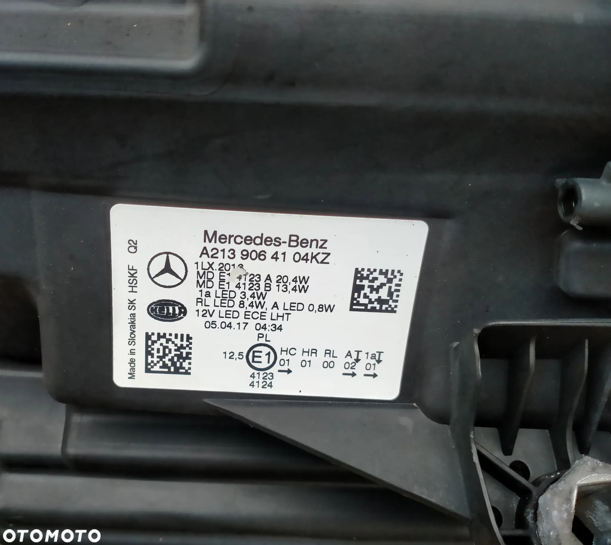 MERCEDES E klass W213 / LED PERFORMACE / LAMPY LEWA PRAWA LAMPA REFLETOR PRZÓD PRZEDNIE / ORYGINAŁ - 5