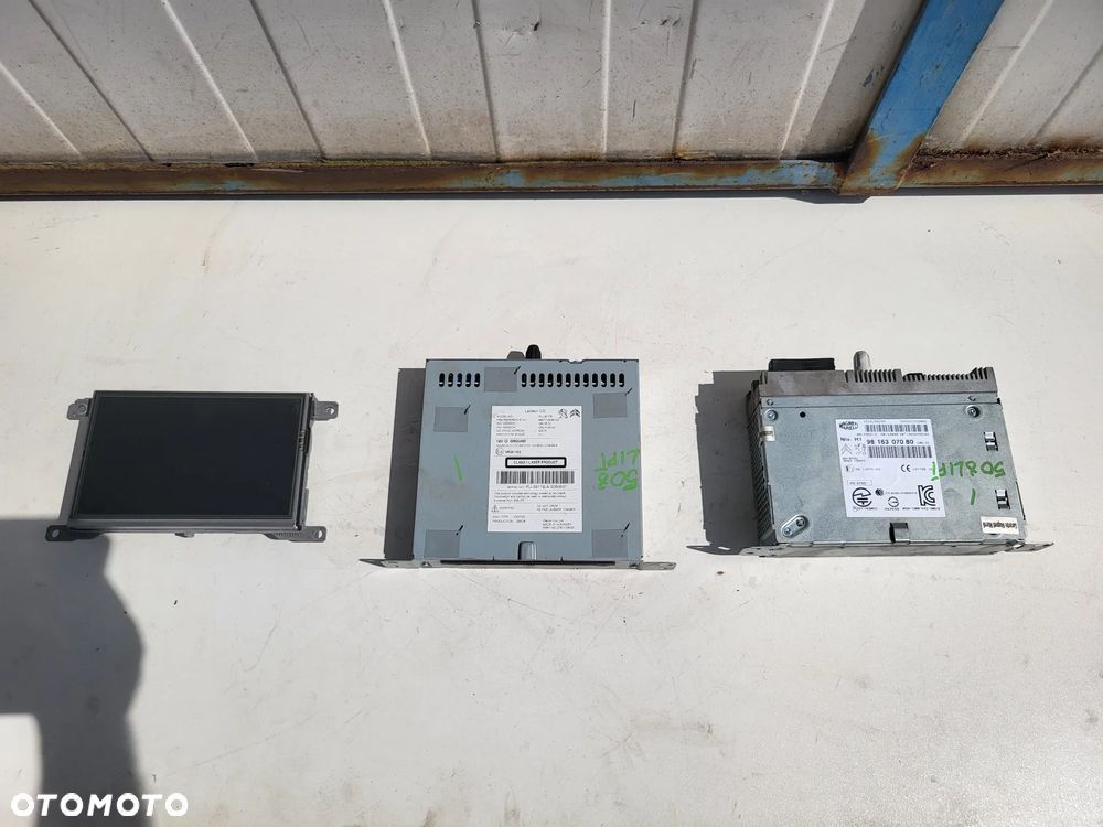 Wyświetlacz ekran radio czytnik CD Peugeot 508 LIFT - 1