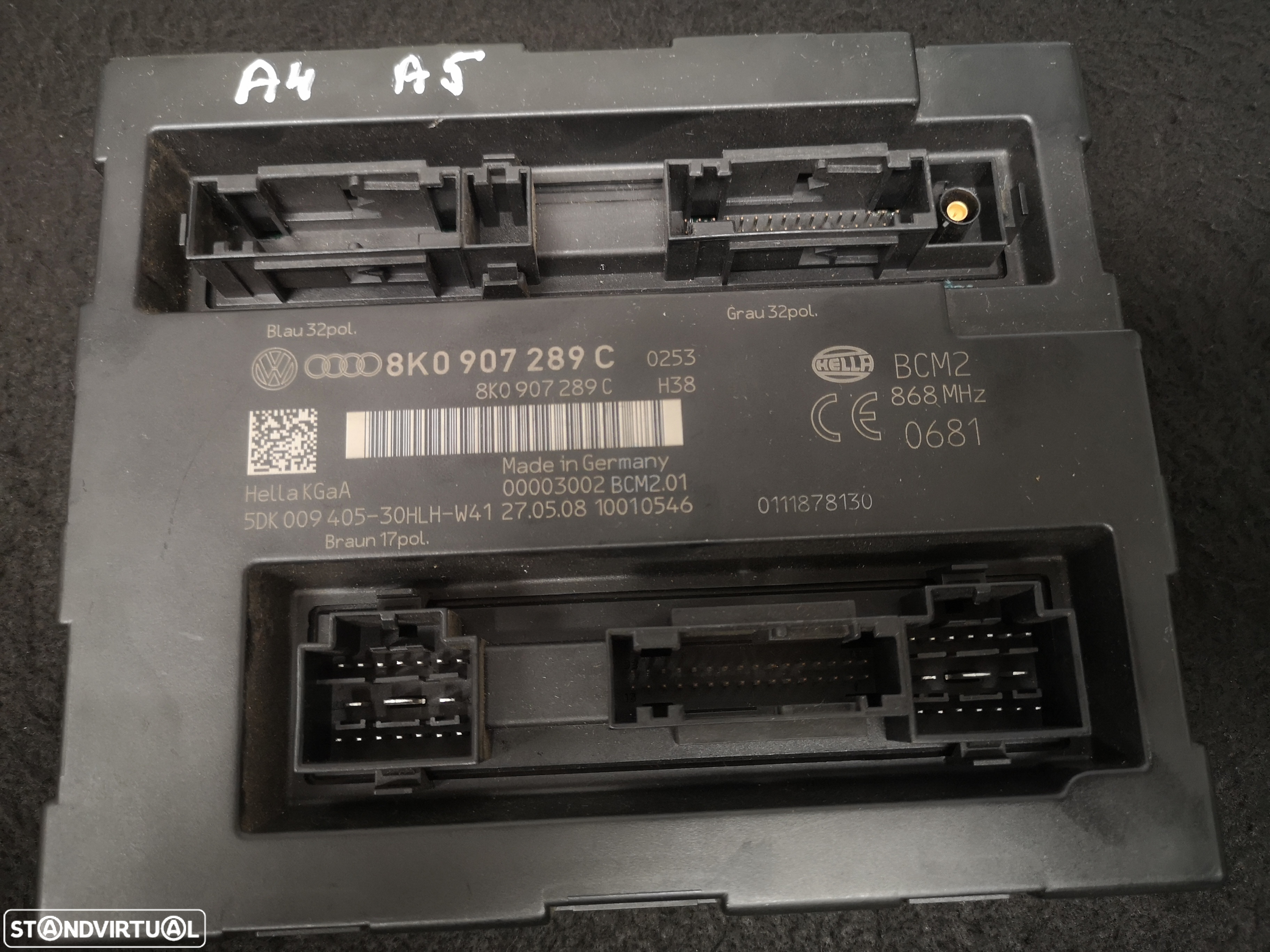 Centralina modulo confort BCM2 AUDI A4 A5 B8  2008+ - 3