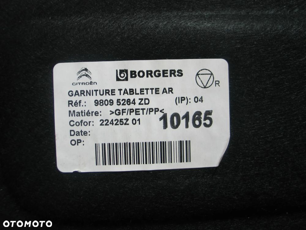 polka bagaznika traveller proace spacetourer jumpy 98095264ZD - 9
