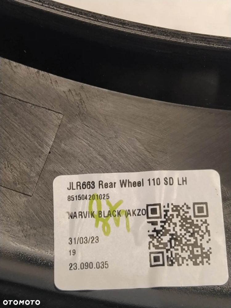 LAND ROVER DEFENDER L663 LISTWA NAKŁADKA BŁOTNIKA LEWY TYŁ TYLNA Z ODBLASKIEM + ZACZEPY  ORYGINAŁ - 11