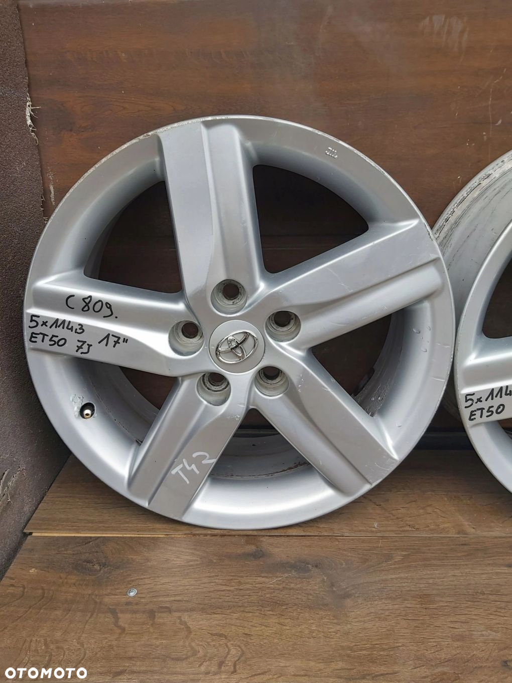 Toyota Auris I II Alufelgi 17 5x114,3 et50 7J Verso Avensis - 3