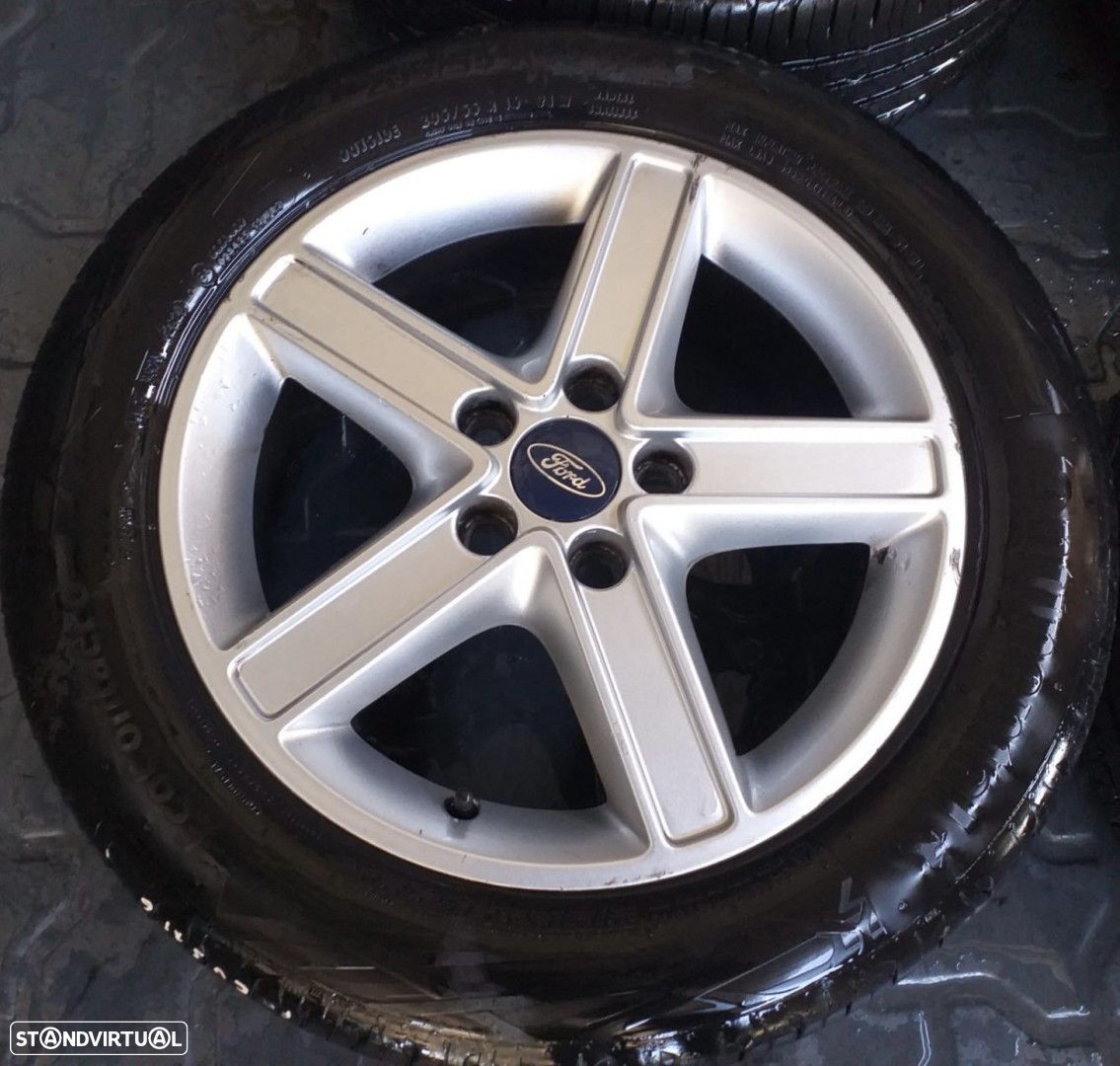 Jantes Ford R16 5x108 com pneus 205/55 - 4